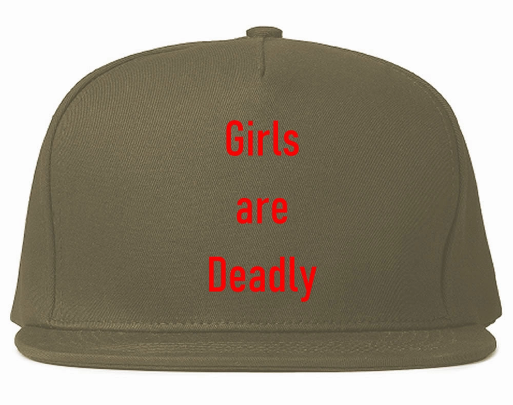 Girls Are Deadly Snapback Hat