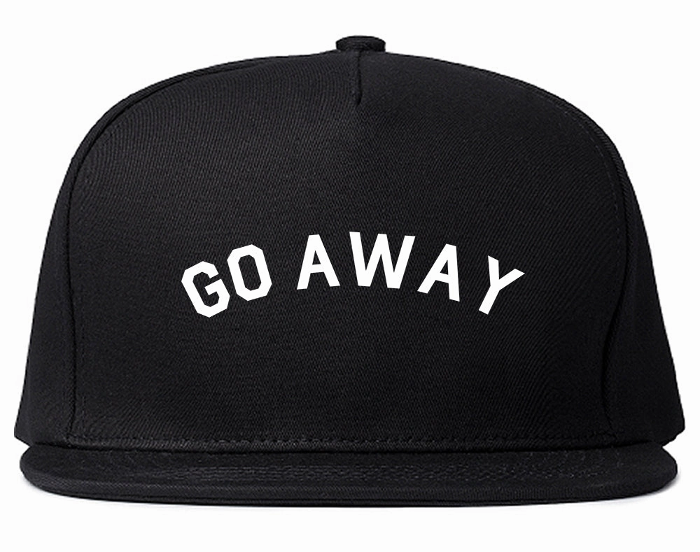 Go Away Mens Snapback Hat