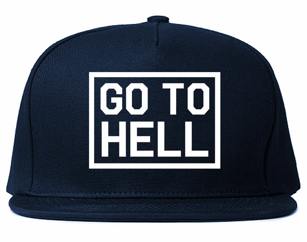 Go To Hell Mens Snapback Hat