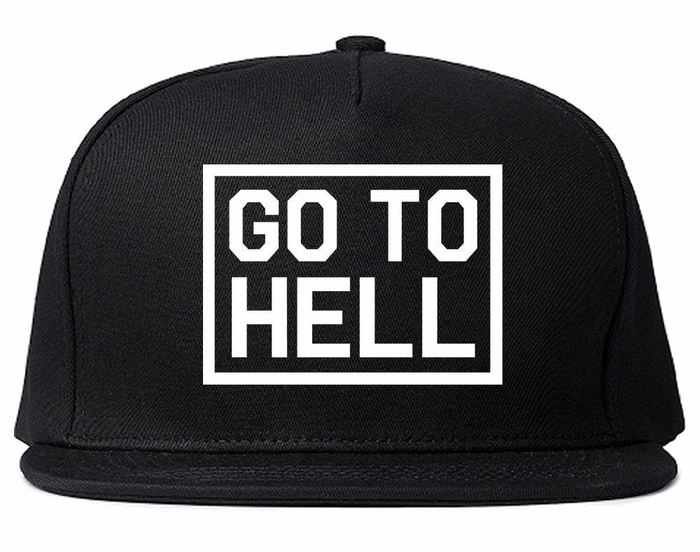 Go To Hell Mens Snapback Hat