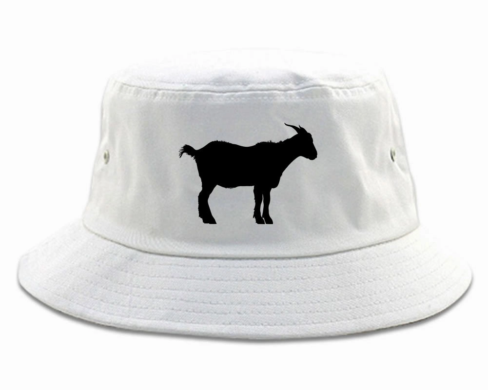Goat Animal Chest Mens Bucket Hat