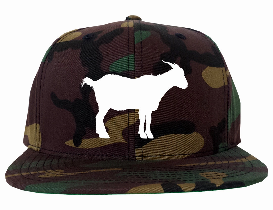 Goat Animal Chest Mens Snapback Hat