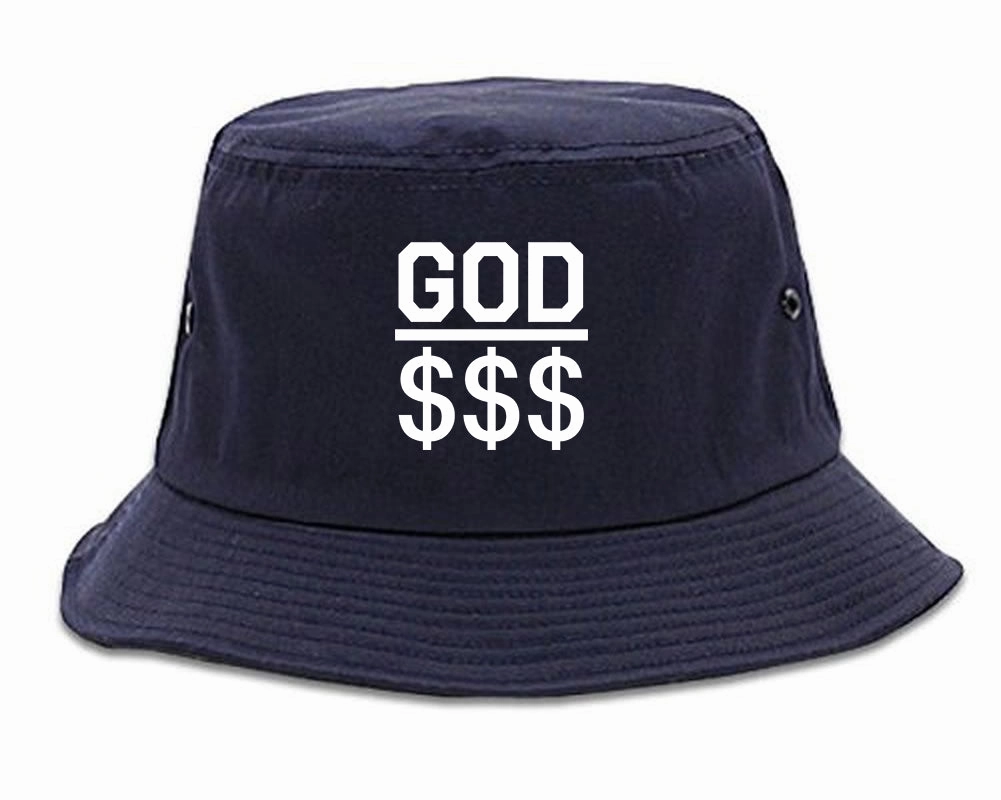 God Over Money Mens Bucket Hat