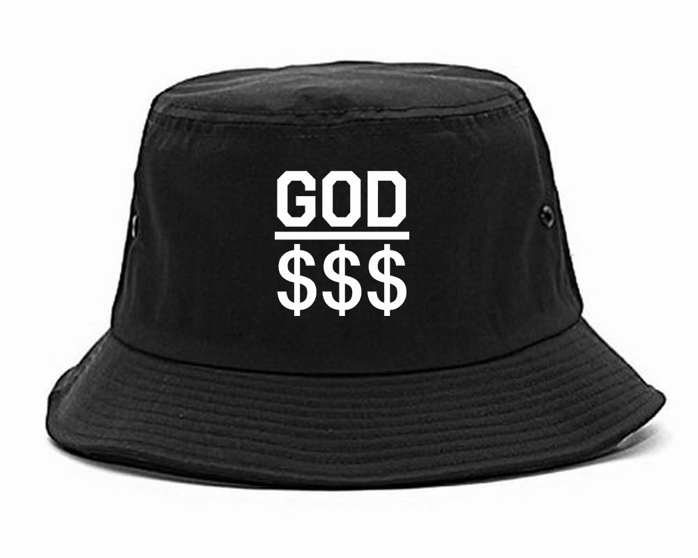 God Over Money Mens Bucket Hat