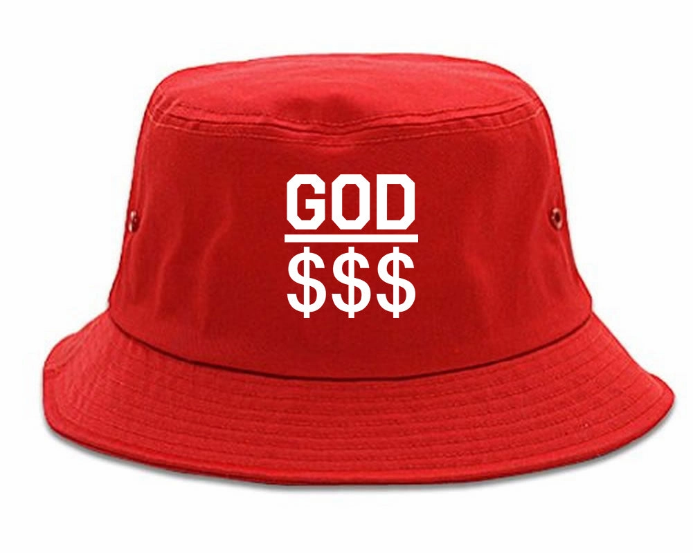 God Over Money Mens Bucket Hat