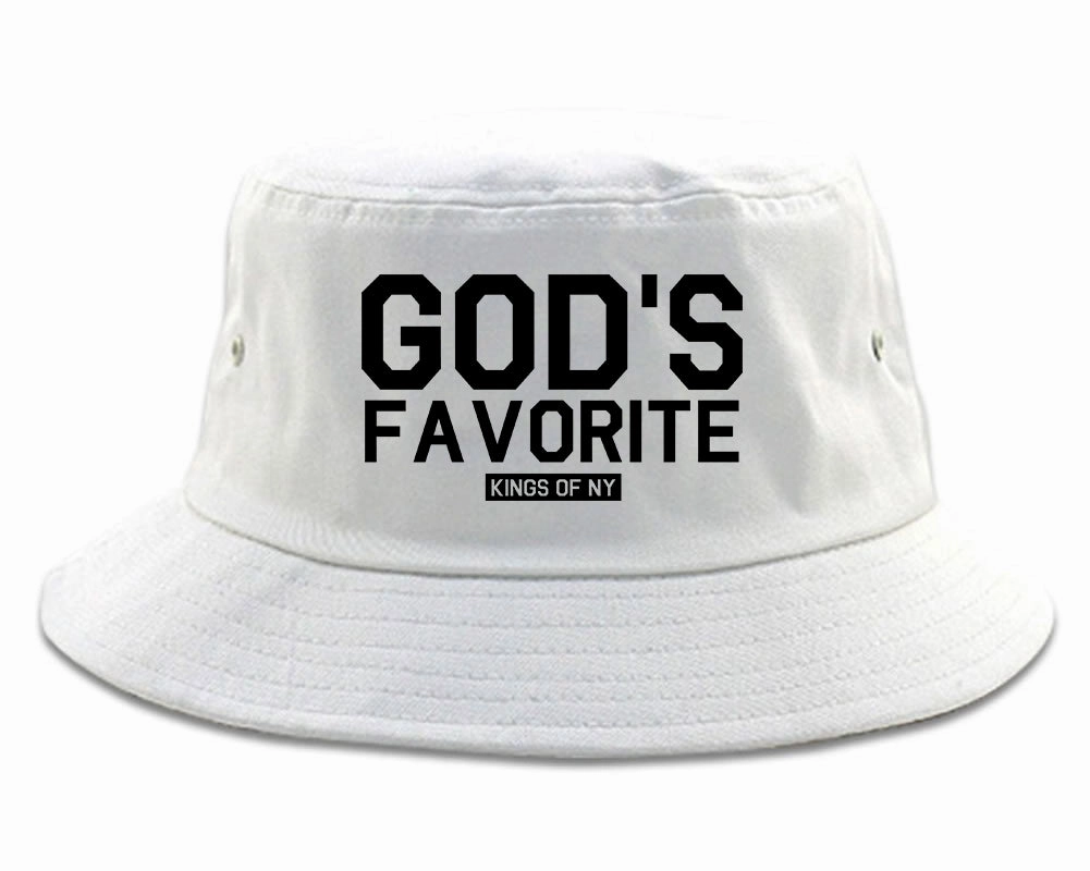 God's Favorite Kings Of NY Mens Bucket Hat