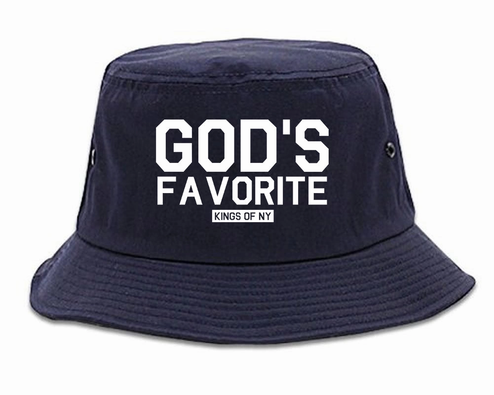 God's Favorite Kings Of NY Mens Bucket Hat
