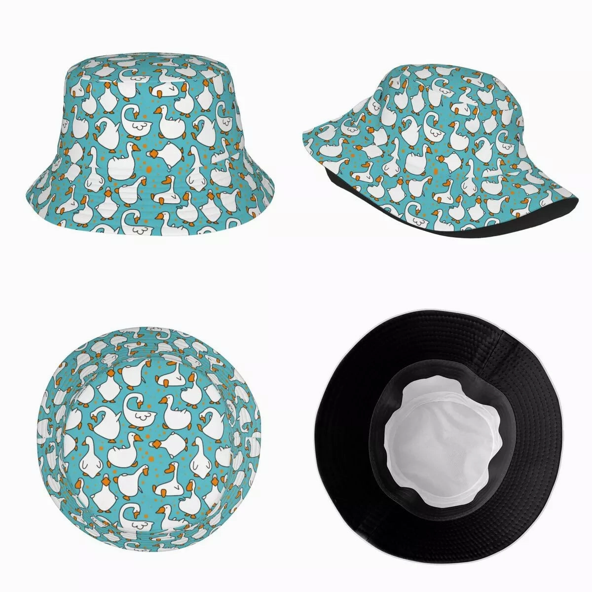 Goose Turquoise Bucket Hat