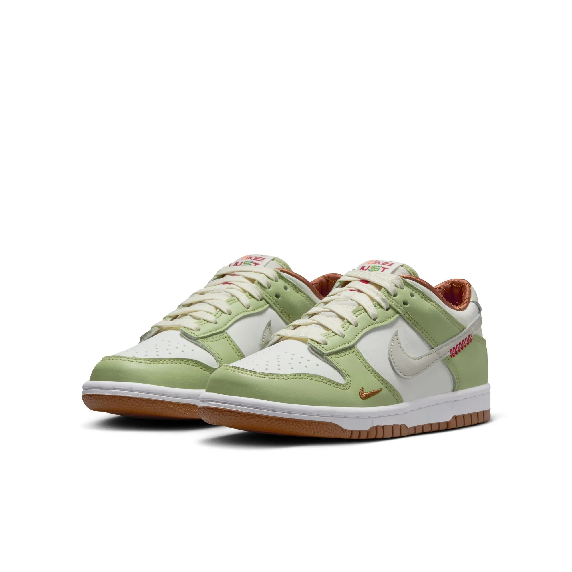 Nike Dunk Low Grundschule Segel/hell Knochenweiß-Oliver Aura HV6001-101