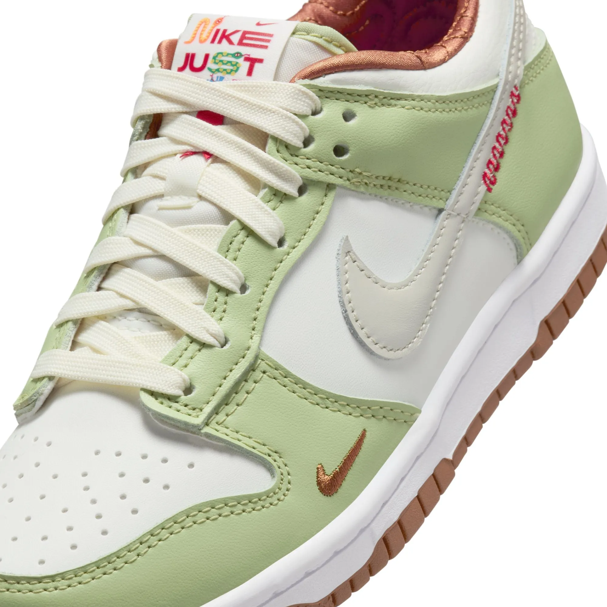 Nike Dunk Low Grundschule Segel/hell Knochenweiß-Oliver Aura HV6001-101