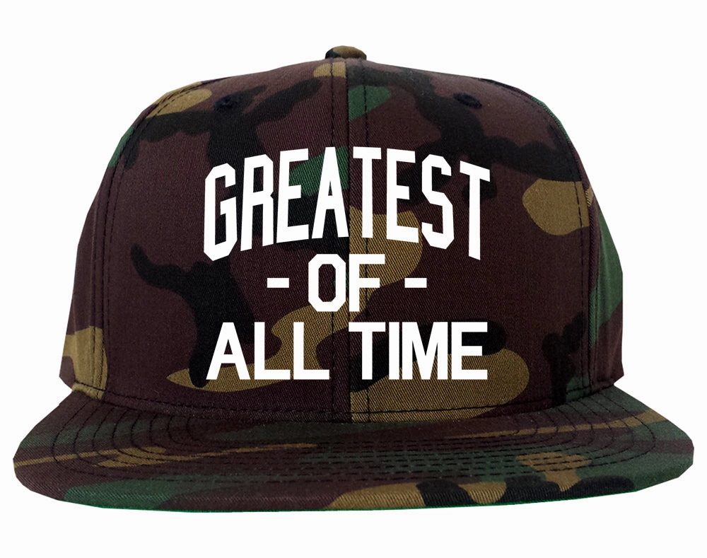 Greatest Of All Time GOAT Mens Snapback Hat