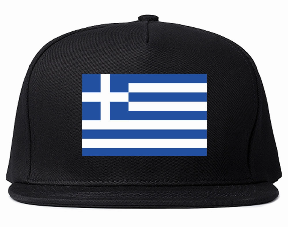 Greece Flag Country Printed Snapback Hat Cap