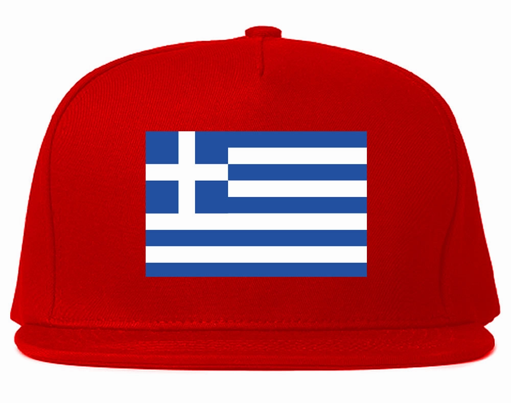 Greece Flag Country Printed Snapback Hat Cap