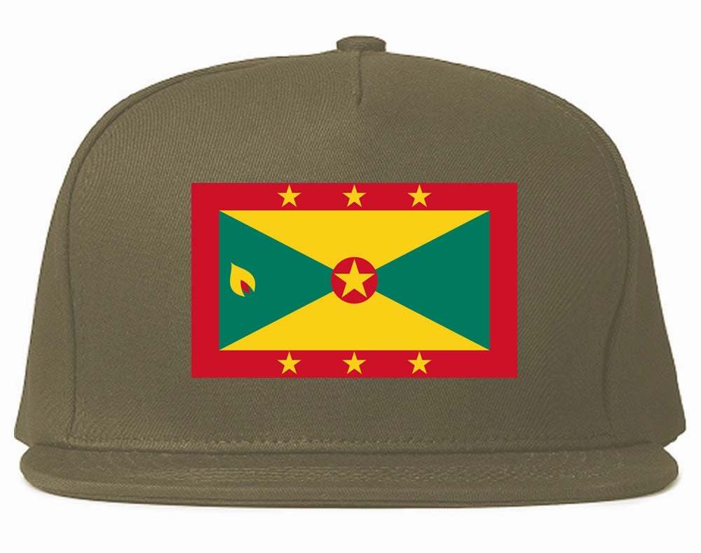 Grenada Flag Country Printed Snapback Hat Cap