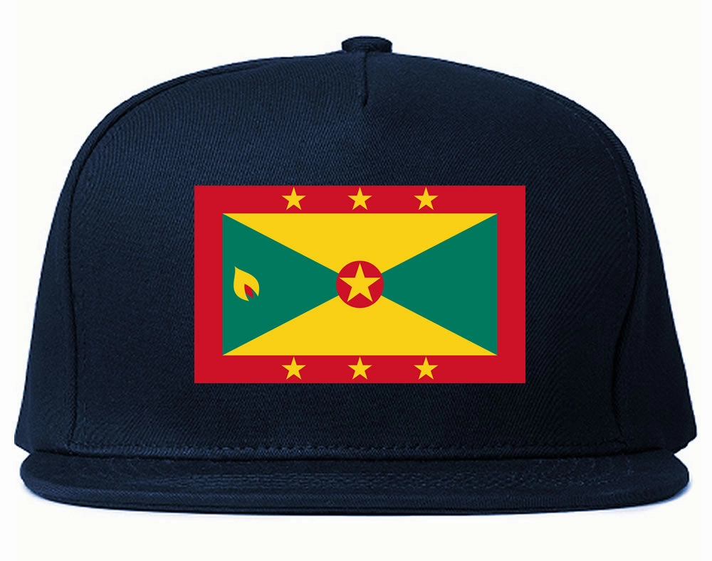 Grenada Flag Country Printed Snapback Hat Cap