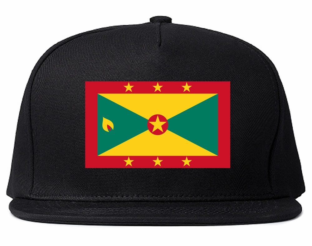 Grenada Flag Country Printed Snapback Hat Cap