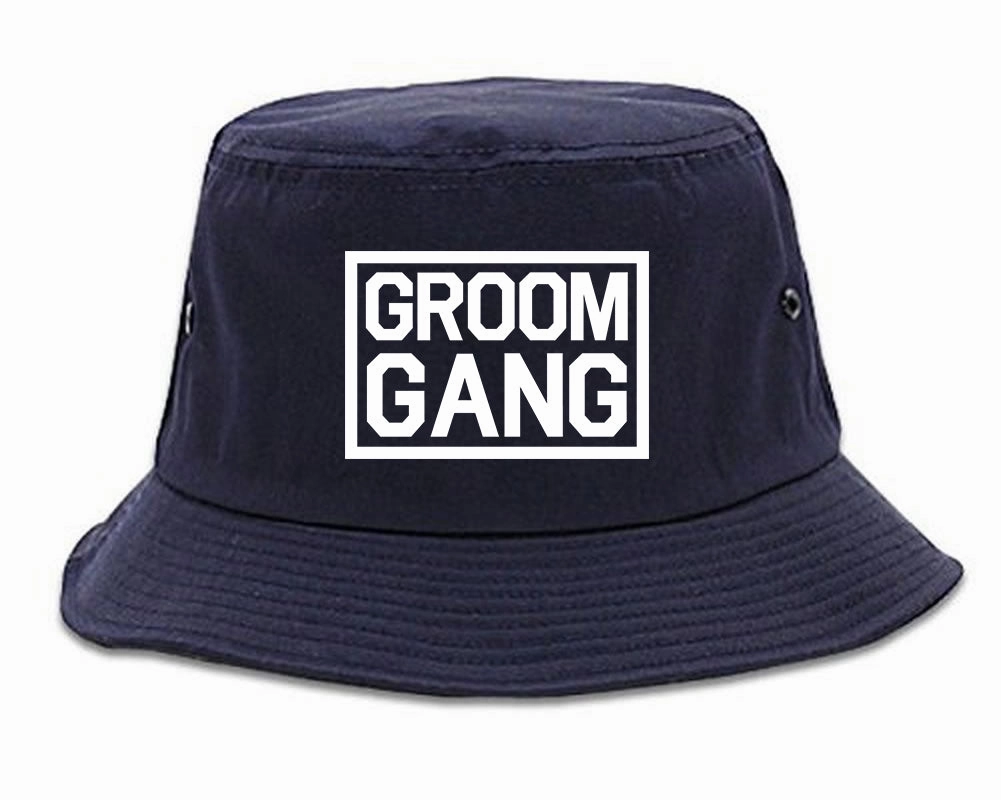 Groom Gang Bachelor Party Mens Bucket Hat