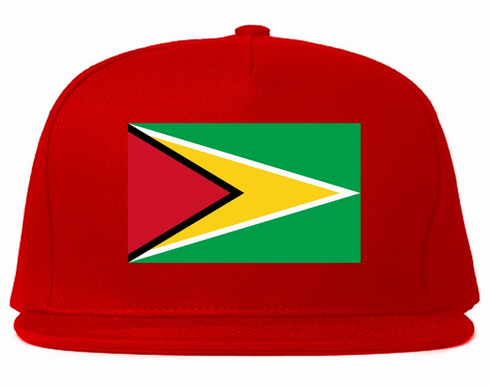 Guyana Flag Country Printed Snapback Hat Cap
