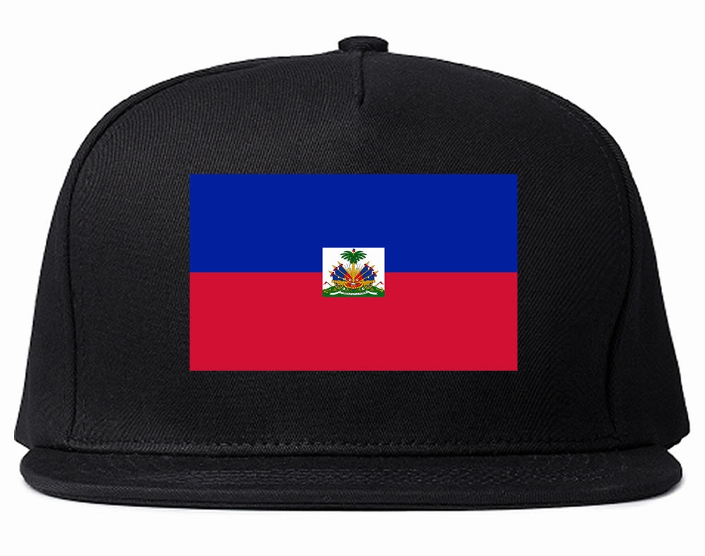 Haiti Flag Country Printed Snapback Hat Cap