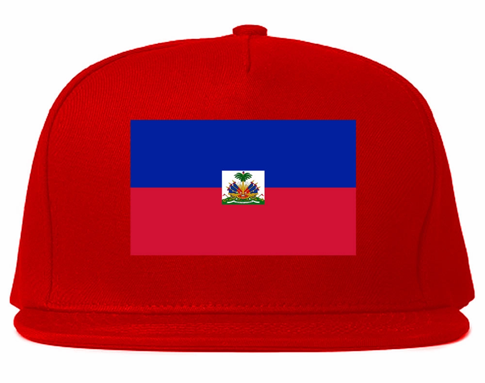 Haiti Flag Country Printed Snapback Hat Cap