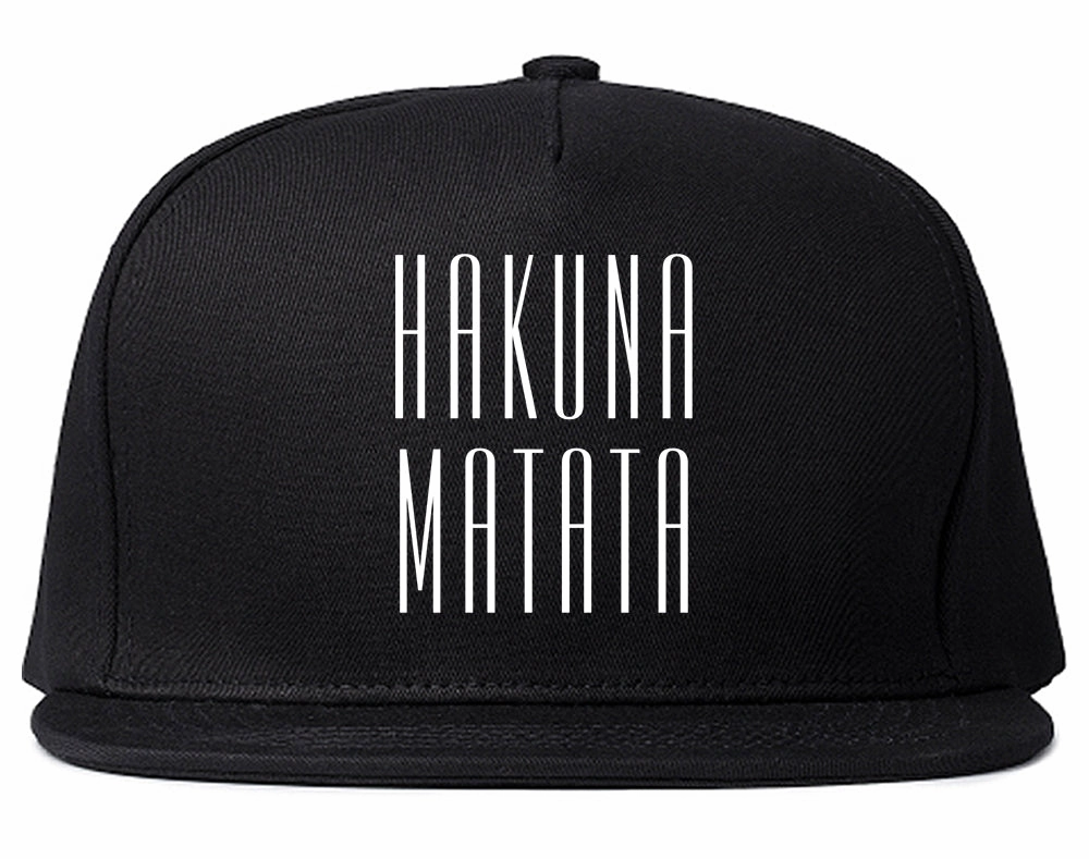 Hakuna Matata No Worries Mens Snapback Hat