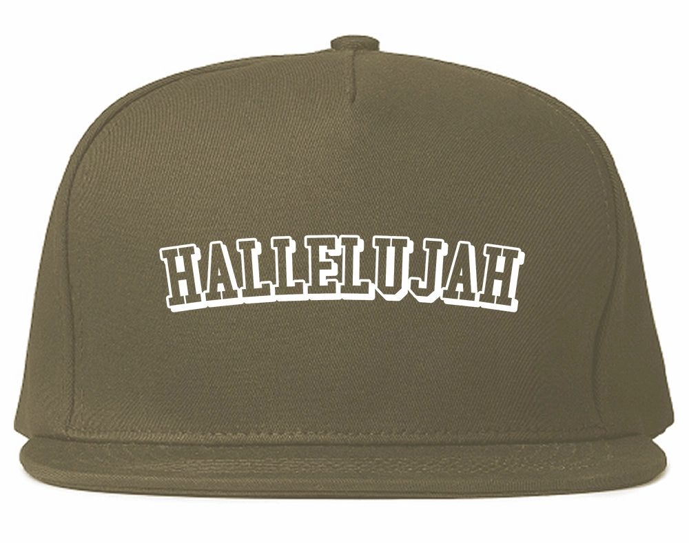 Hallelujah Praise The Lord Mens Snapback Hat