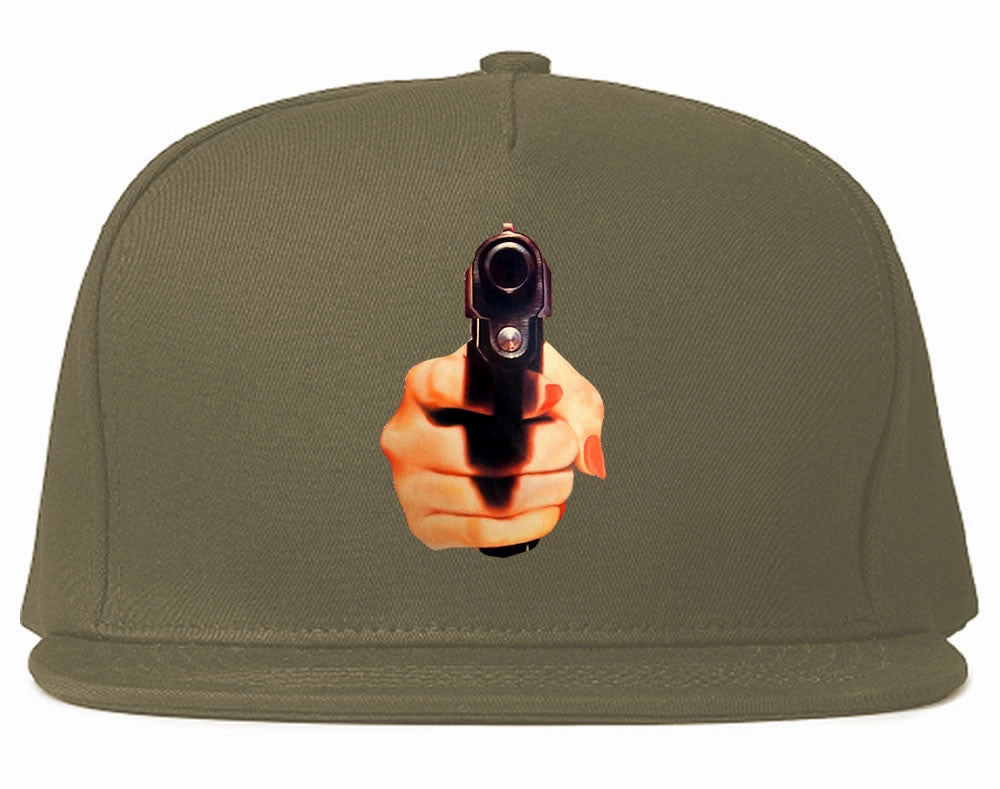 Hand Gun Women Girls Sexy Snapback Hat