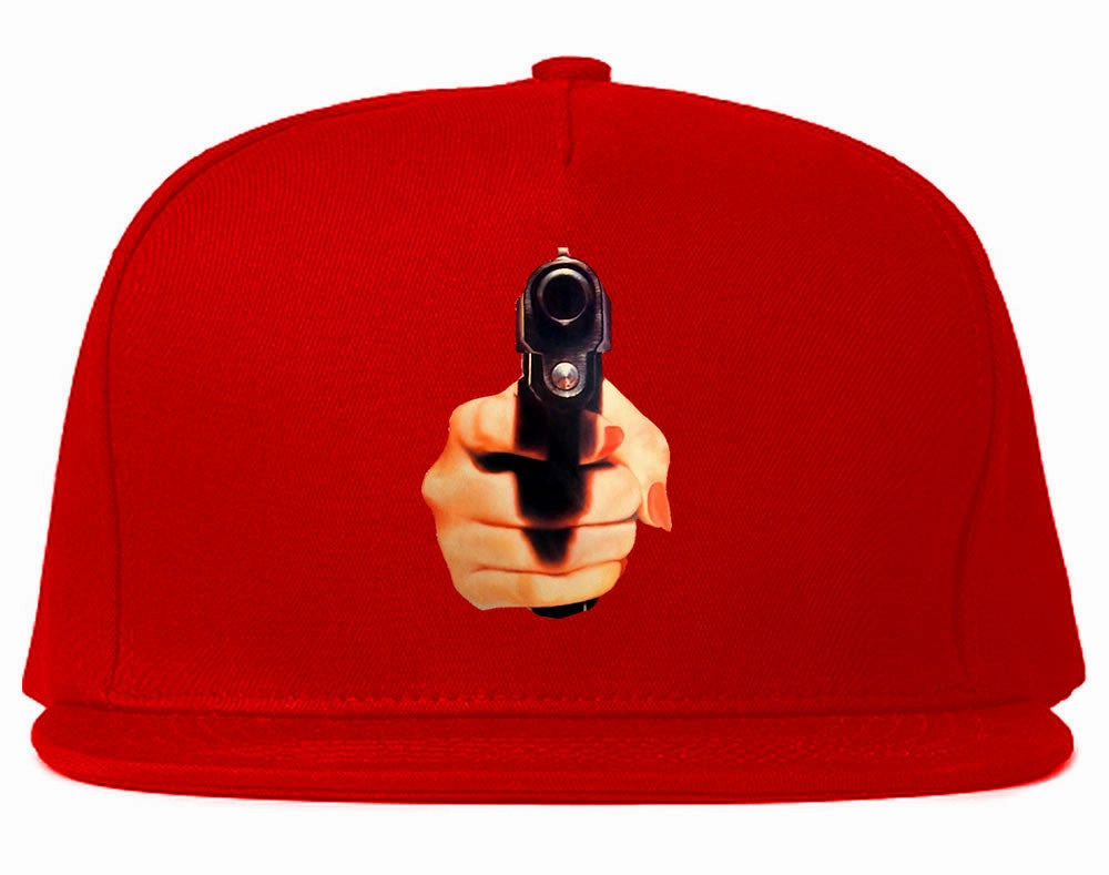 Hand Gun Women Girls Sexy Snapback Hat