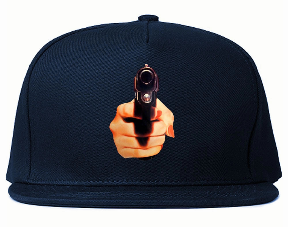 Hand Gun Women Girls Sexy Snapback Hat