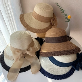 Handcrafted Sun Protection Straw Hat spring-straw-hat