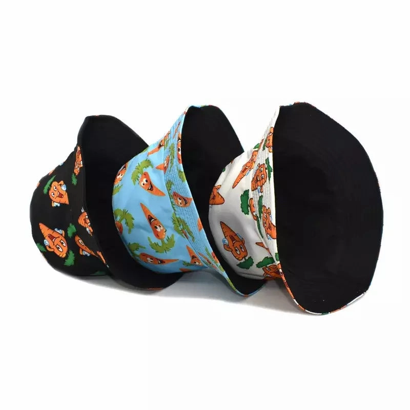 Happy Carrots Reversible Bucket Hat