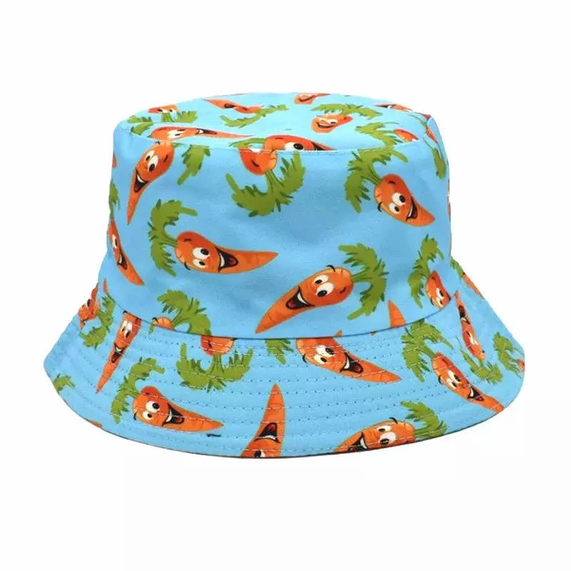 Happy Carrots Reversible Bucket Hat