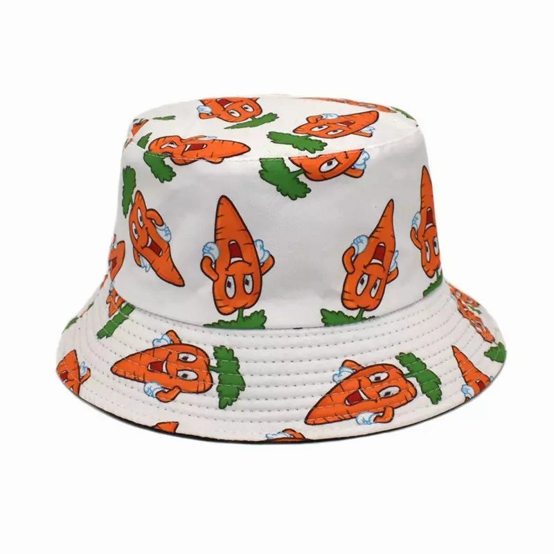 Happy Carrots Reversible Bucket Hat