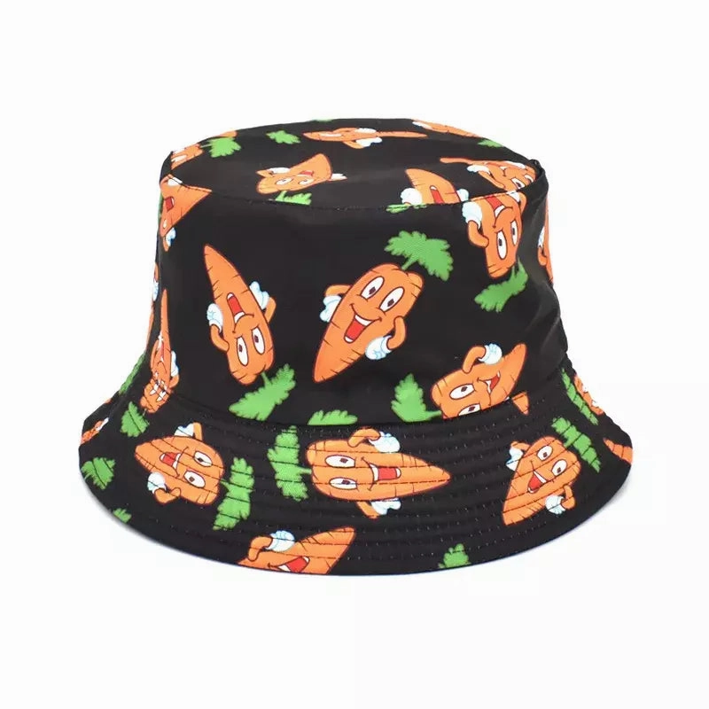 Happy Carrots Reversible Bucket Hat