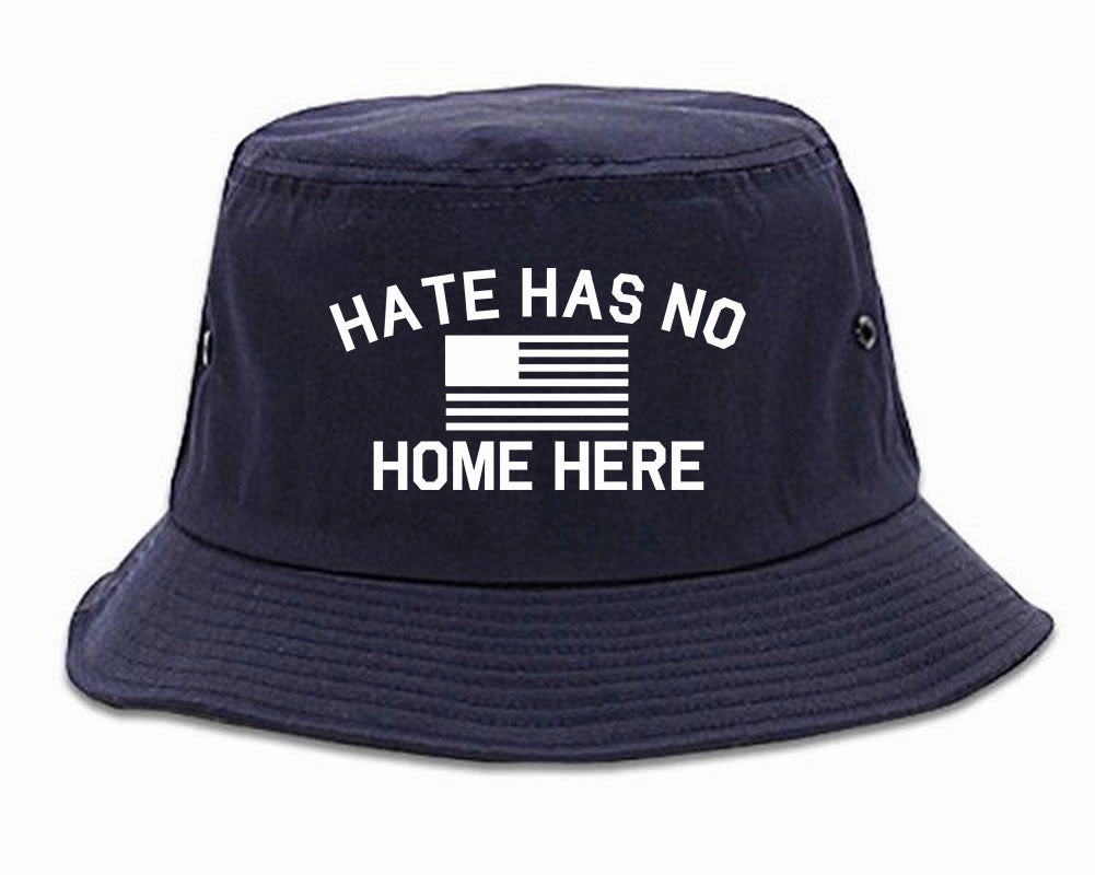 Hate Has No Home Here America Flag Mens Bucket Hat