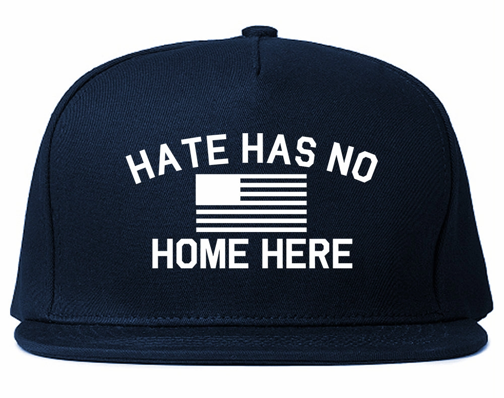Hate Has No Home Here America Flag Mens Snapback Hat