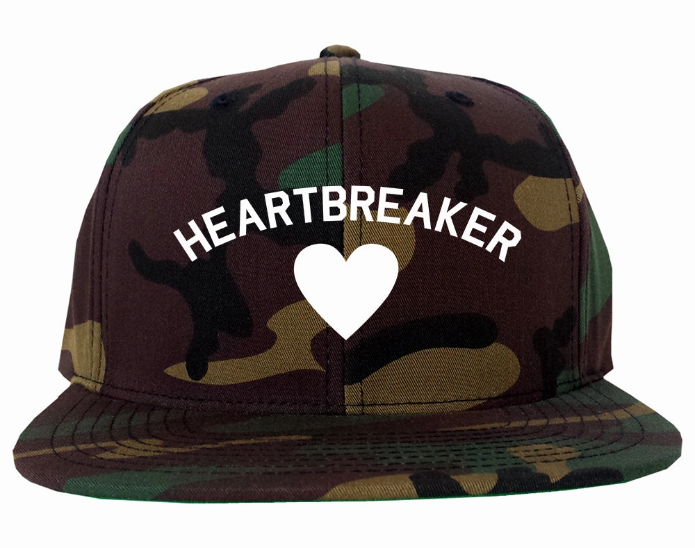 Heartbreaker Valentines Day Mens Snapback Hat