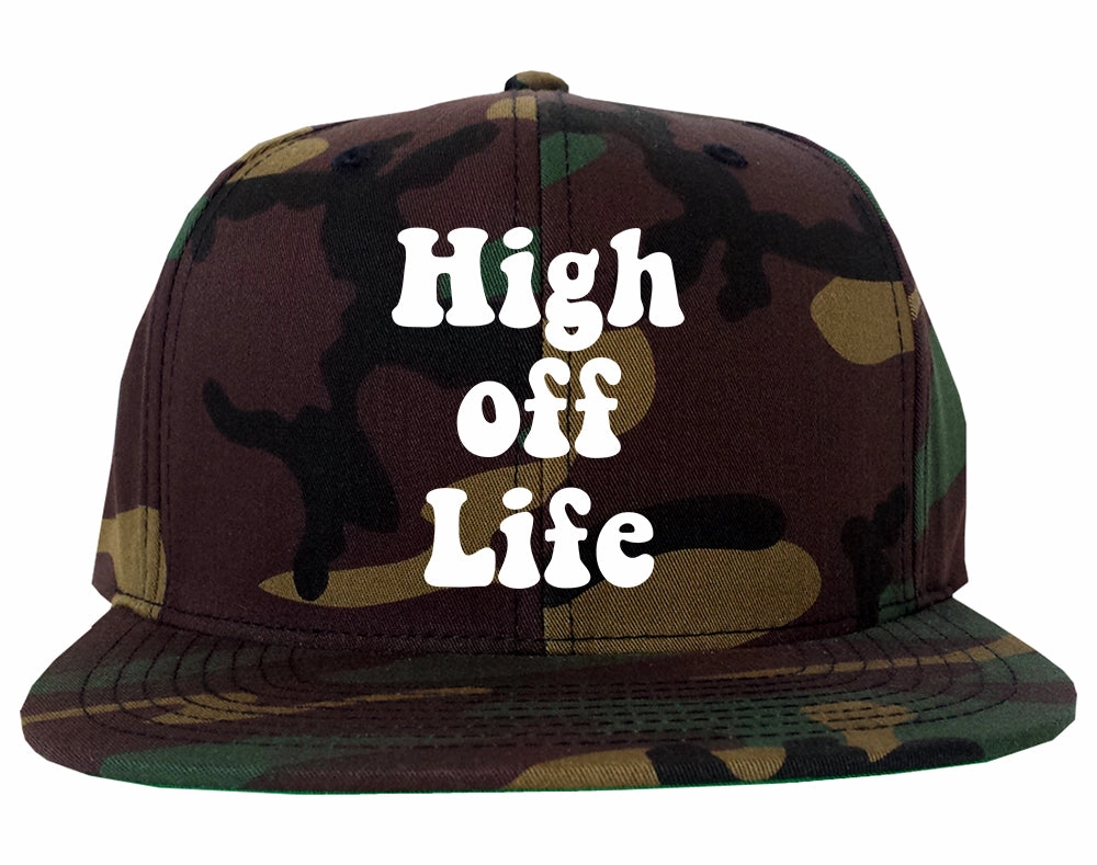 High Off Life Mens Snapback Hat