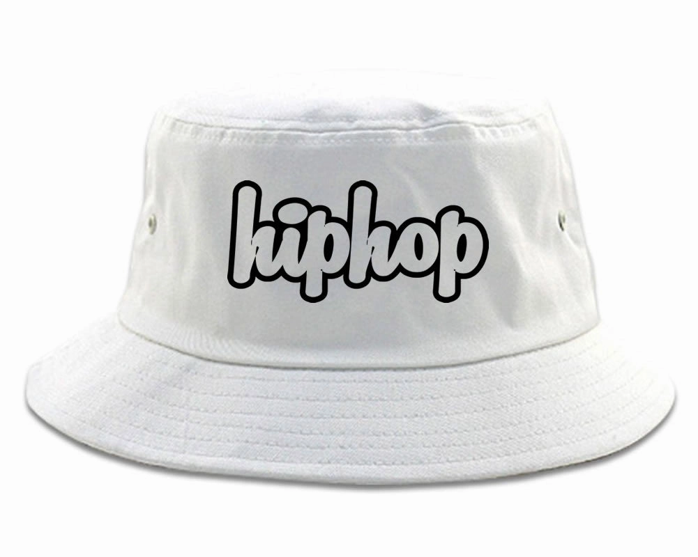 Hiphop Outline Old School Bucket Hat