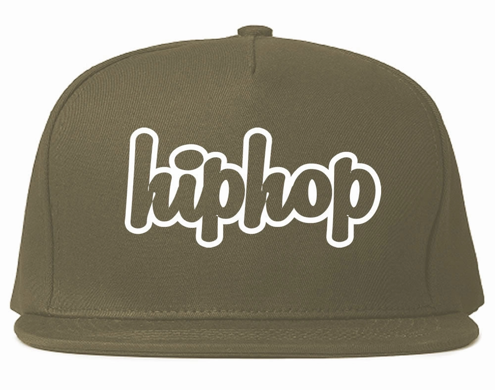 Hiphop Outline Old School Snapback Hat