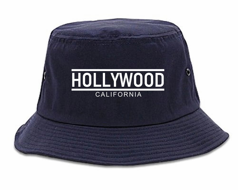 Hollywood California City Lines Mens Bucket Hat
