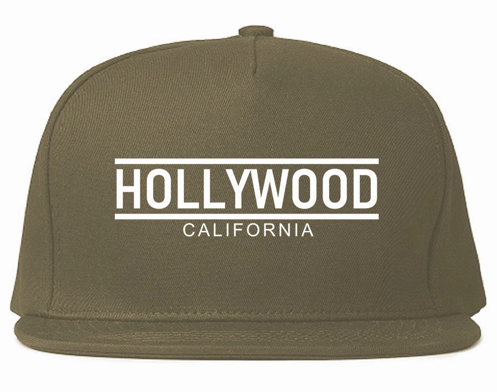 Hollywood California City Lines Mens Snapback Hat