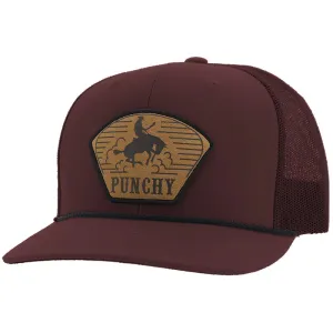Hooey " Cavvy" Punchy Maroon Hat casual-baseball-cap