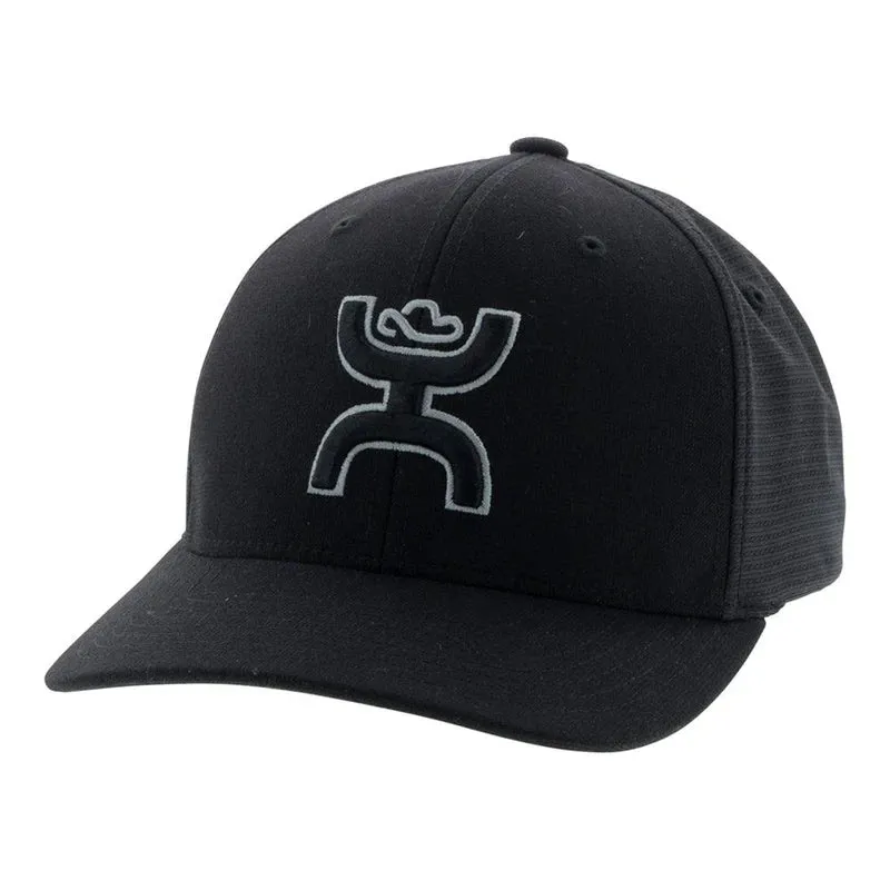 Hooey "Ash" Black Flexfit casual-baseball-cap