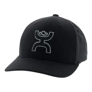 Hooey "Ash" Black Flexfit casual-baseball-cap