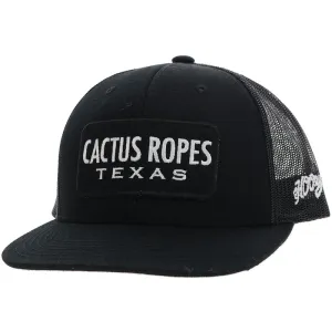 Hooey "Cactus Ropes" Black Ballcap casual-baseball-cap