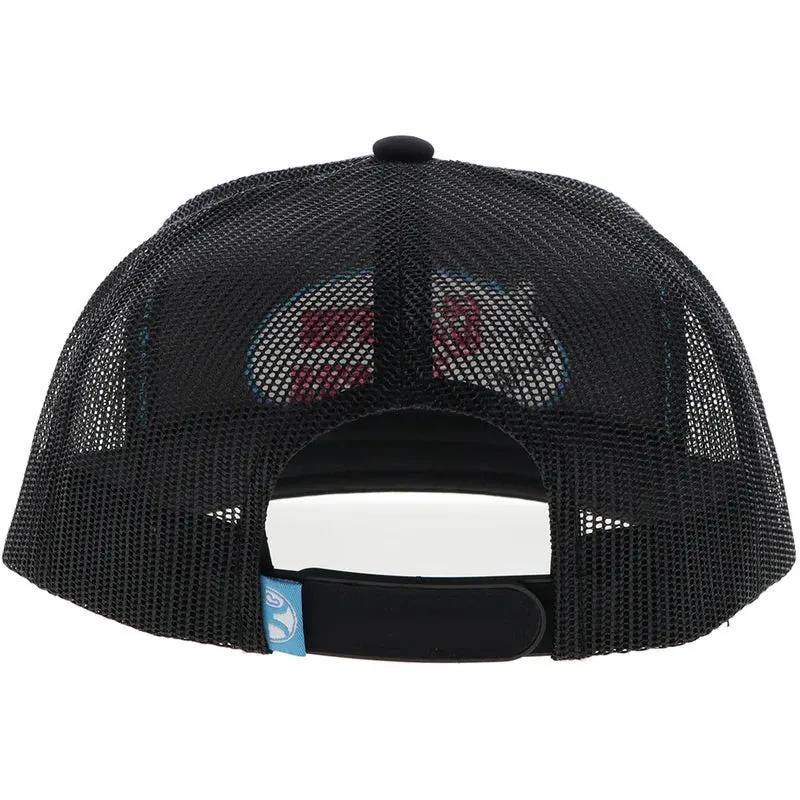 Hooey "Cactus Ropes" Black/Pink/Blue Ballcap