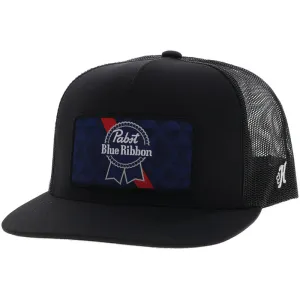 Hooey "Pabst Blue Ribbon Black Patch and mesh casual-baseball-cap