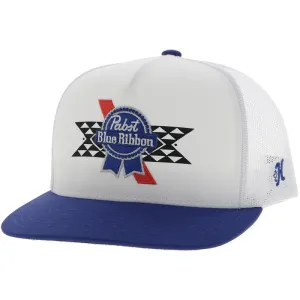 Hooey "Pabst Blue Ribbon" White/Blue Ballcap casual-baseball-cap