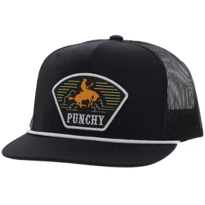 Hooey "Punchy" Black/ Orange/White  Patch casual-baseball-cap